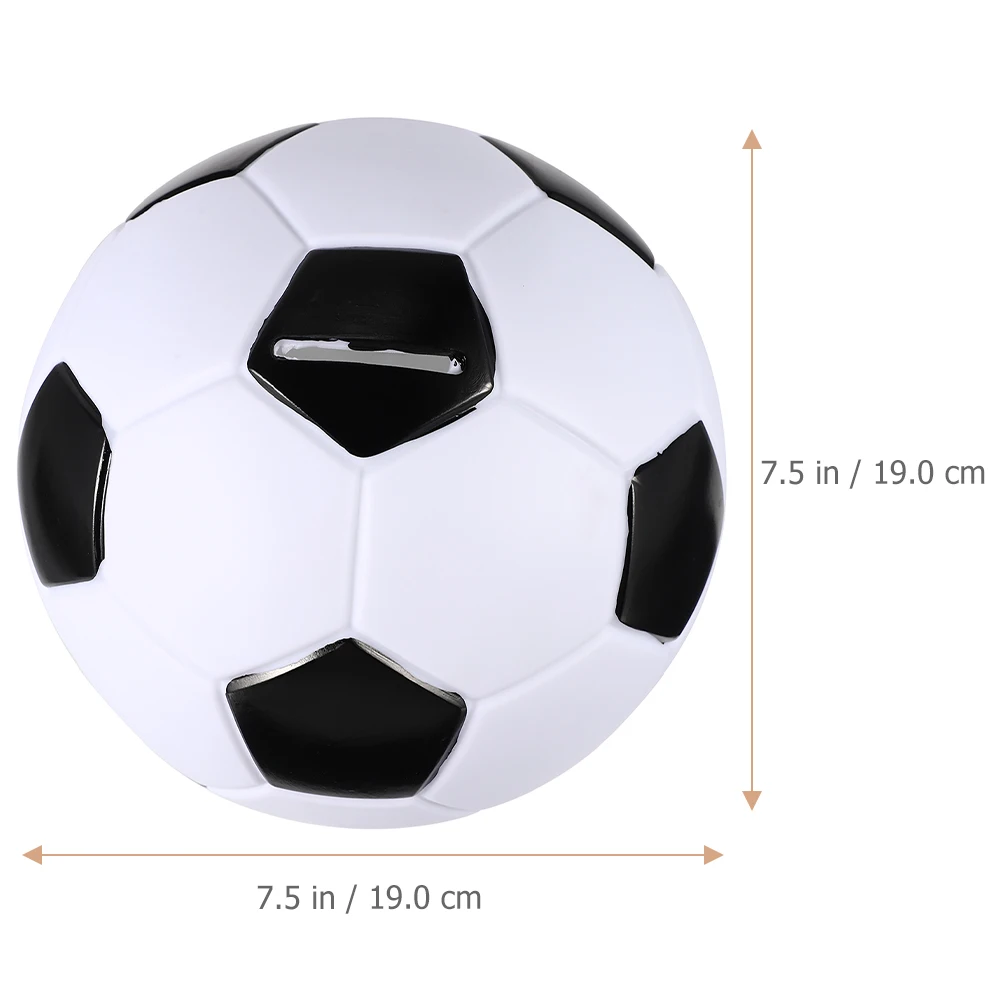 Tirelire de Football en vinyle, boîte compacte d'économie d'argent pour enfants, organisateur de pièces de monnaie, décoration de maison, tirelire pour adultes