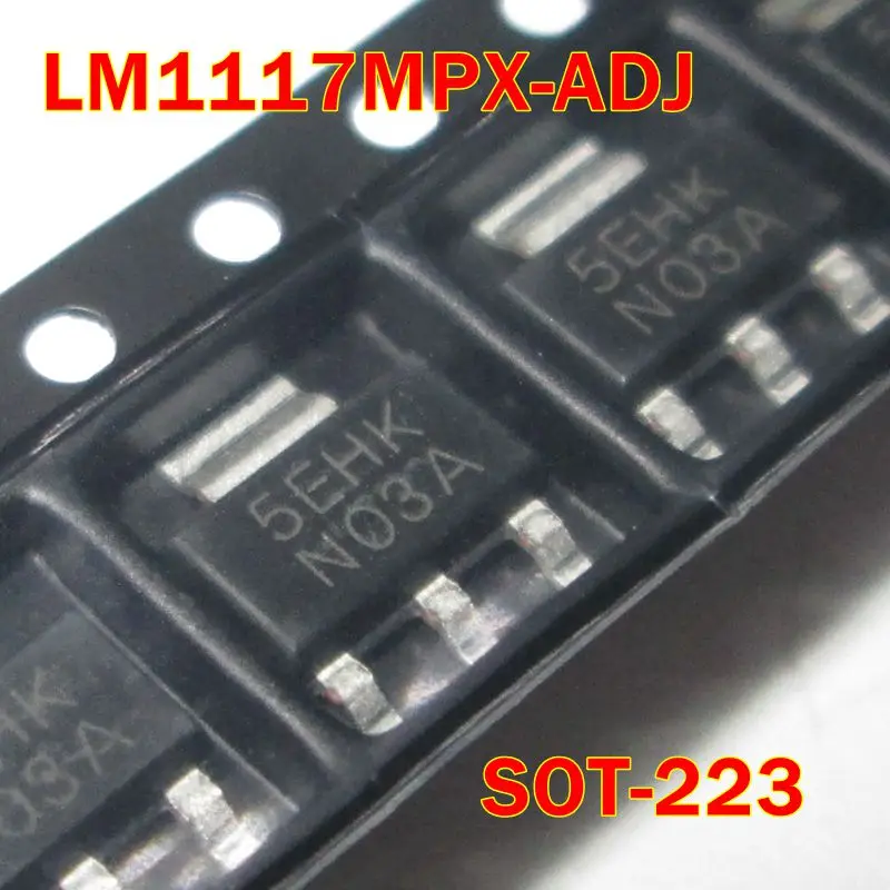 5pcs  to 100pcs New Original LM1117MPX-ADJ LM1117MP-ADJ  SOT-223 marking code:N03A