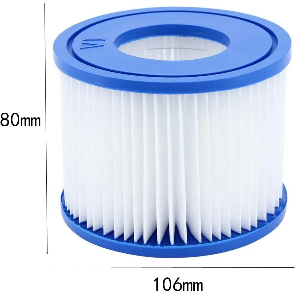 Filter Cartridges, Used for Bestway Piscine Flowclear, Used for Monaco Size 6-58323，replacement Filter for Miami Lay-Z Spa