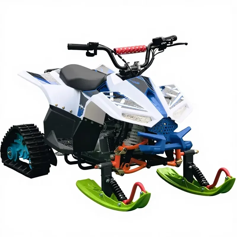 Hot Sale  Sledge Winter Outdoor 4 Stroke Snow Scooter Snow Mobile 220CC 250CC Big Power  Snowmobile
