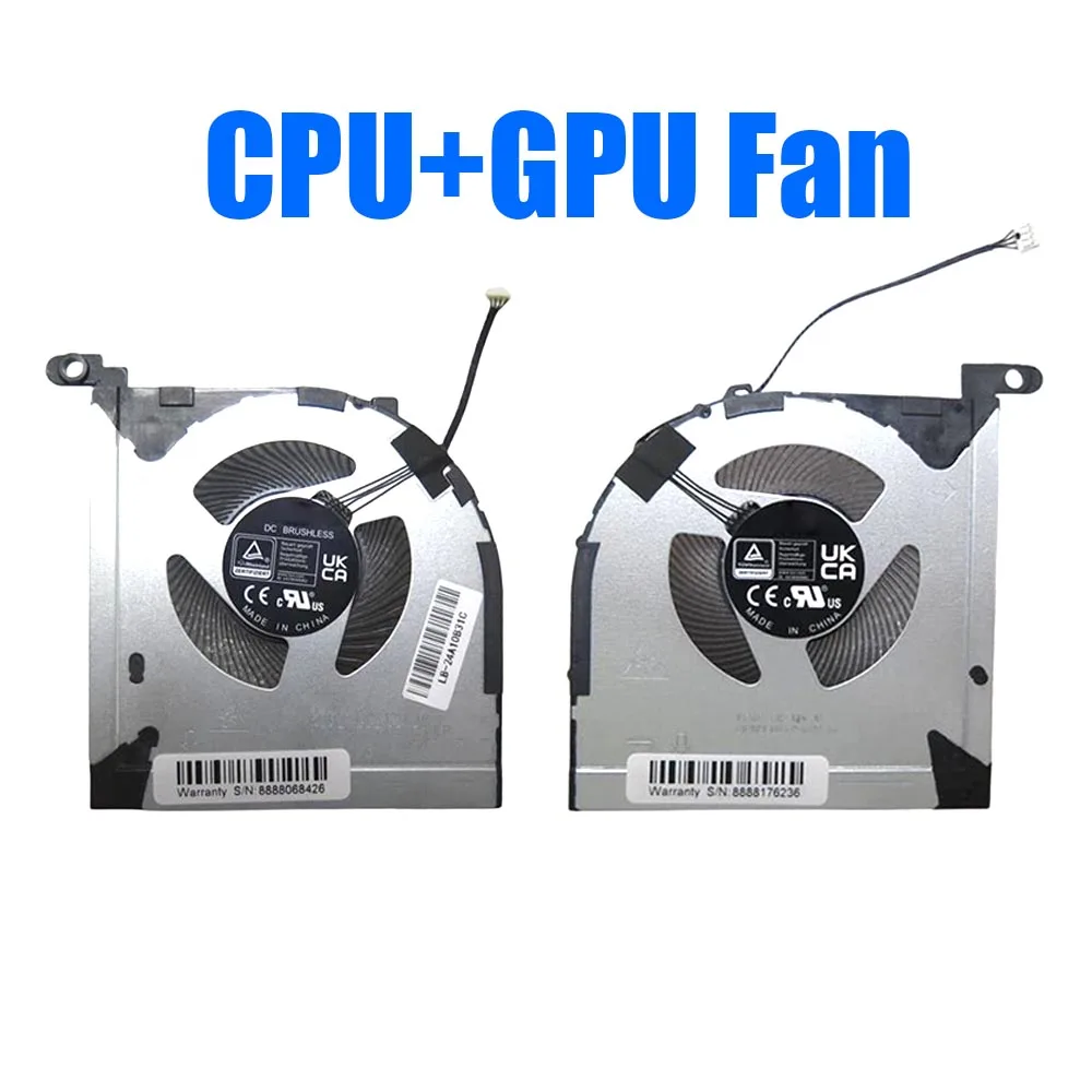 For Lenovo For Legion Slim 5 16IRH8 82YA / Slim 5 16APH8 82Y9 DFSCM227163921-FQRY DFSCL12E064861-FQS0 DC12V Laptop Fan