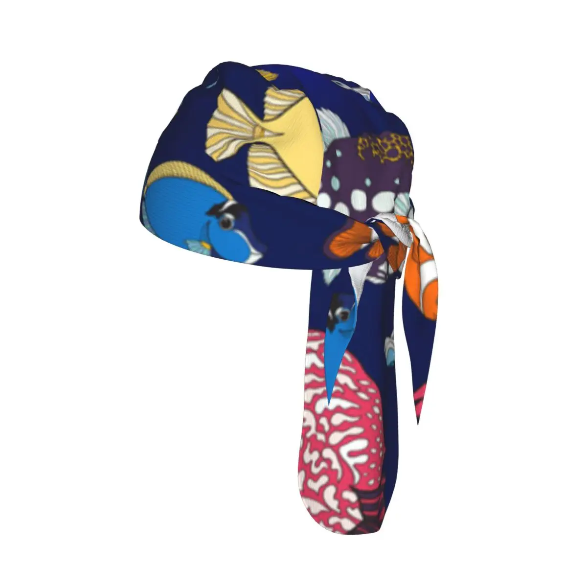 

Corals And Aquarium Fish Sport Running Hiking Sunscreen Hood Headwear Cycling Cap Quick Dry Pirate Hat