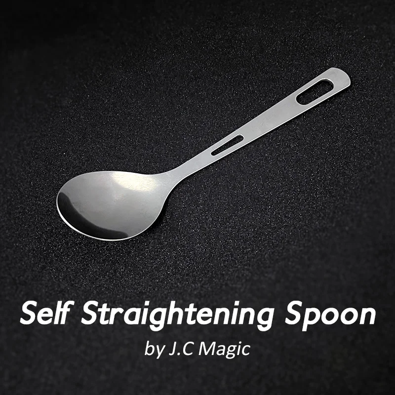 

Self Straightening Spoon by J.C Magic Tricks Accessories Close Up Illusion Gimmick Mentalism Prop Straighten Bending Spoon Magia