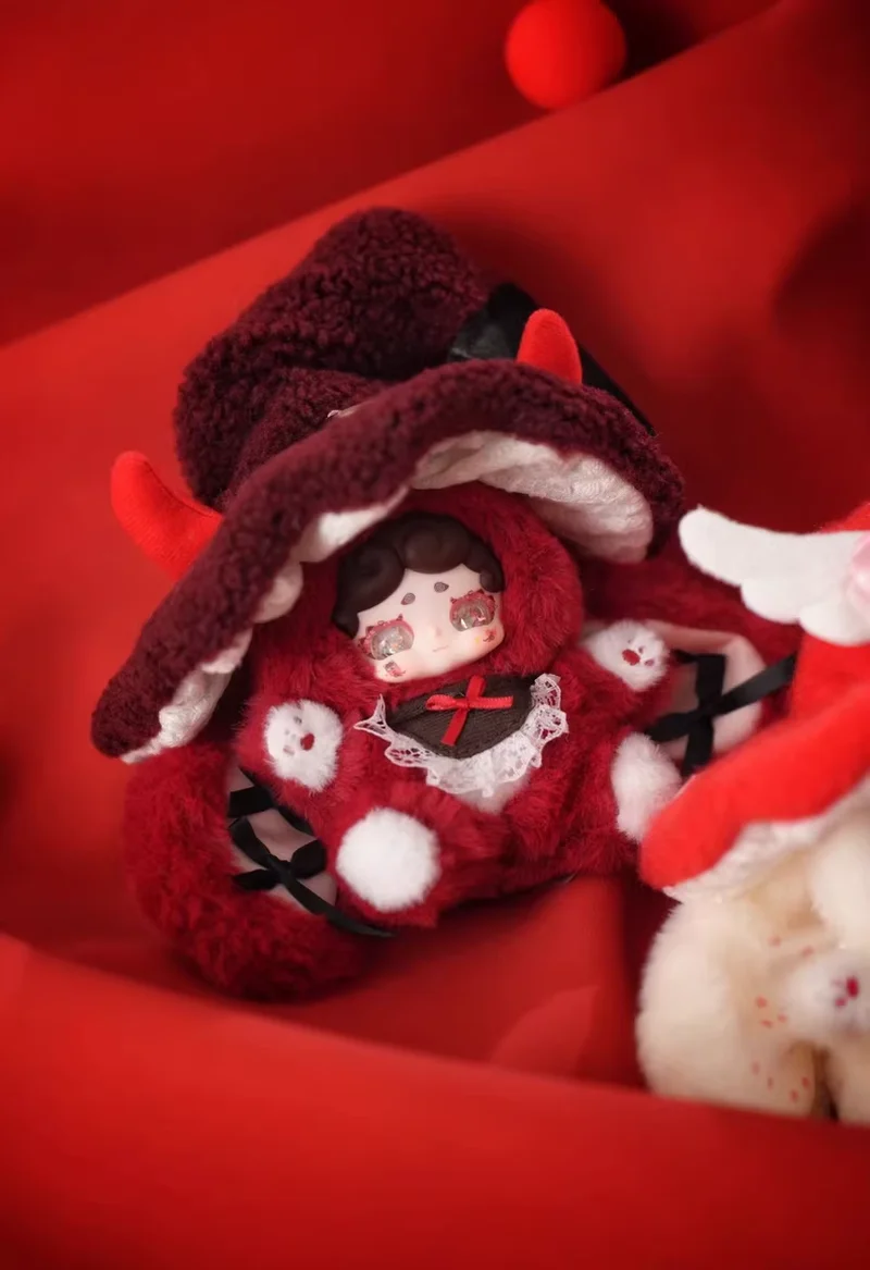 100% genuíno cervo da sorte nai carta da série bruxa caixa cega de vinil na moda bonito brinquedo coleção pingente aniversário presentes natal