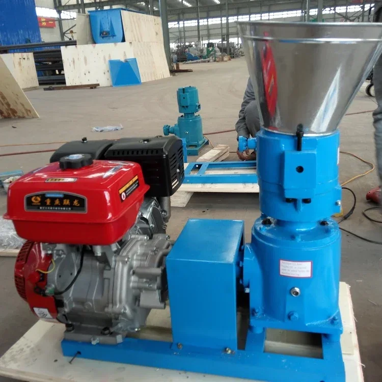 

100kg/h - 500kg/h Poultry Feed Making Machine Dieel Engine Animal Feed Pellet Machine for Pellet Feed Manufacturing Plant