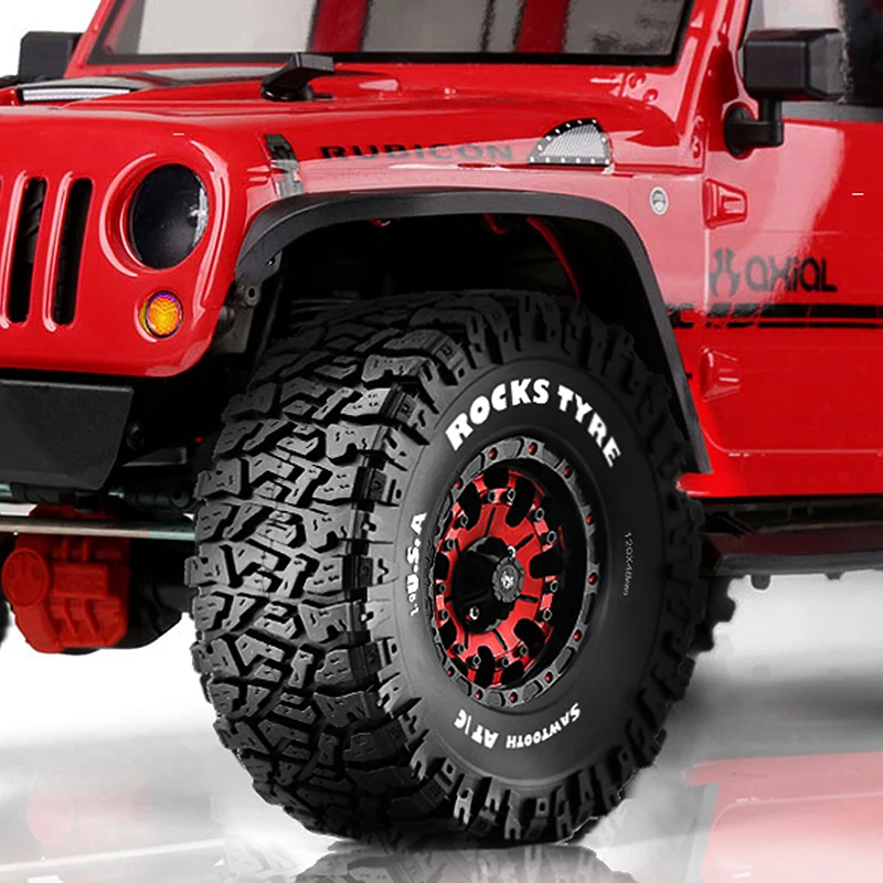 RC 1,9 Гусеничные шины, грязевые шины, диаметр 120 мм для осевого SCX10 90046 AXI03007 Tamiya CC01 Redcat Gen8 RC4WD 1/10 RC Crawler