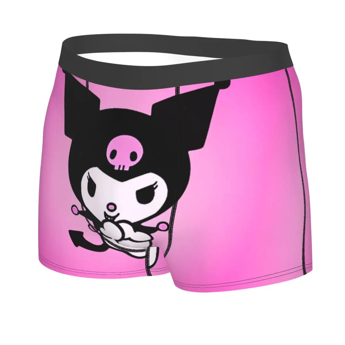 مخصص Kuromi موضة فيلم الملابس الداخلية الرجال تنفس لطيف طباعة Kawaii سراويل داخلية للرجال السراويل سراويل لينة السروال للذكور