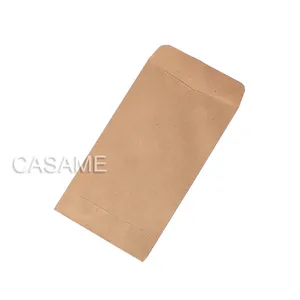 Túi giấy cho bao bì của món quà, đẹp, nhỏ, mini, thủ công kraft, nâu, đen, trắng, nhỏ, tắm em bé, trang trí đám cưới, kẹo, 6x10cm 10 Túi bán hàng chính Papelao - №7