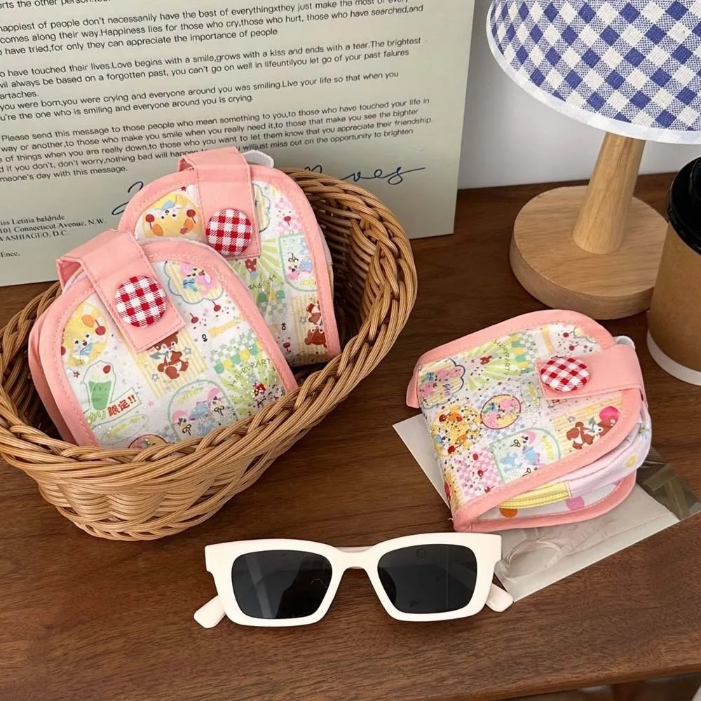 

Cartoon Animal Dopamine Coin Purse PVC Printed Small Makeup Lipstick Bag Multi Layered Anti-splash Water Mini Cloth Storage Bag