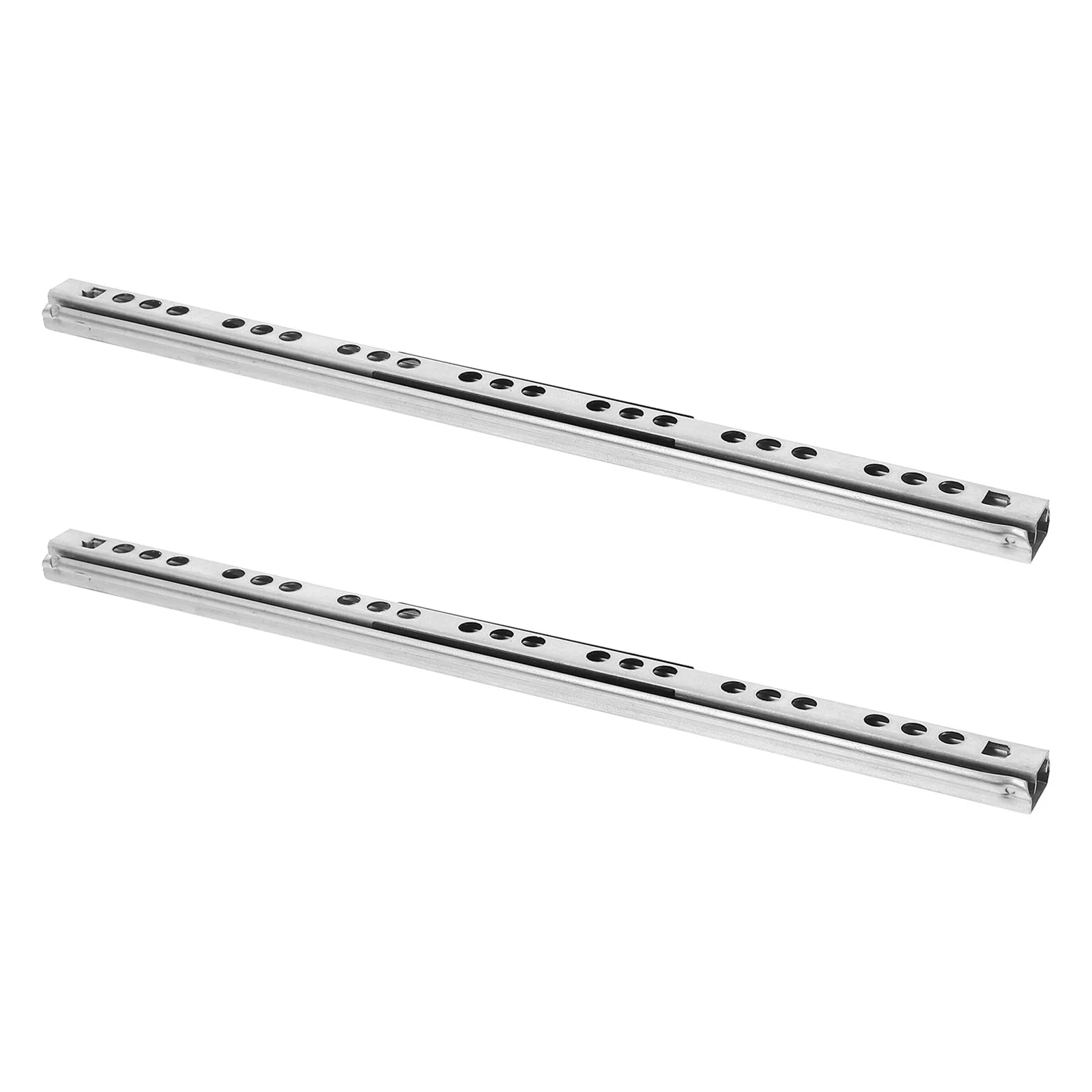 

2Pcs Steel Bearing Drawer Slides Mini Soft Close Undermount Silver Narrow Smooth Quiet KitchenTrashCanSlider SelfClose