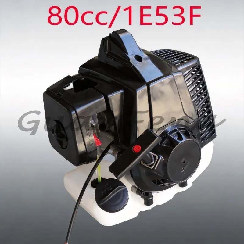 53Mm Cylinder Piston 1E53F 80cc Two-stroke, Engine, General Power Motor for Auger, Brush Cutter, Scooter