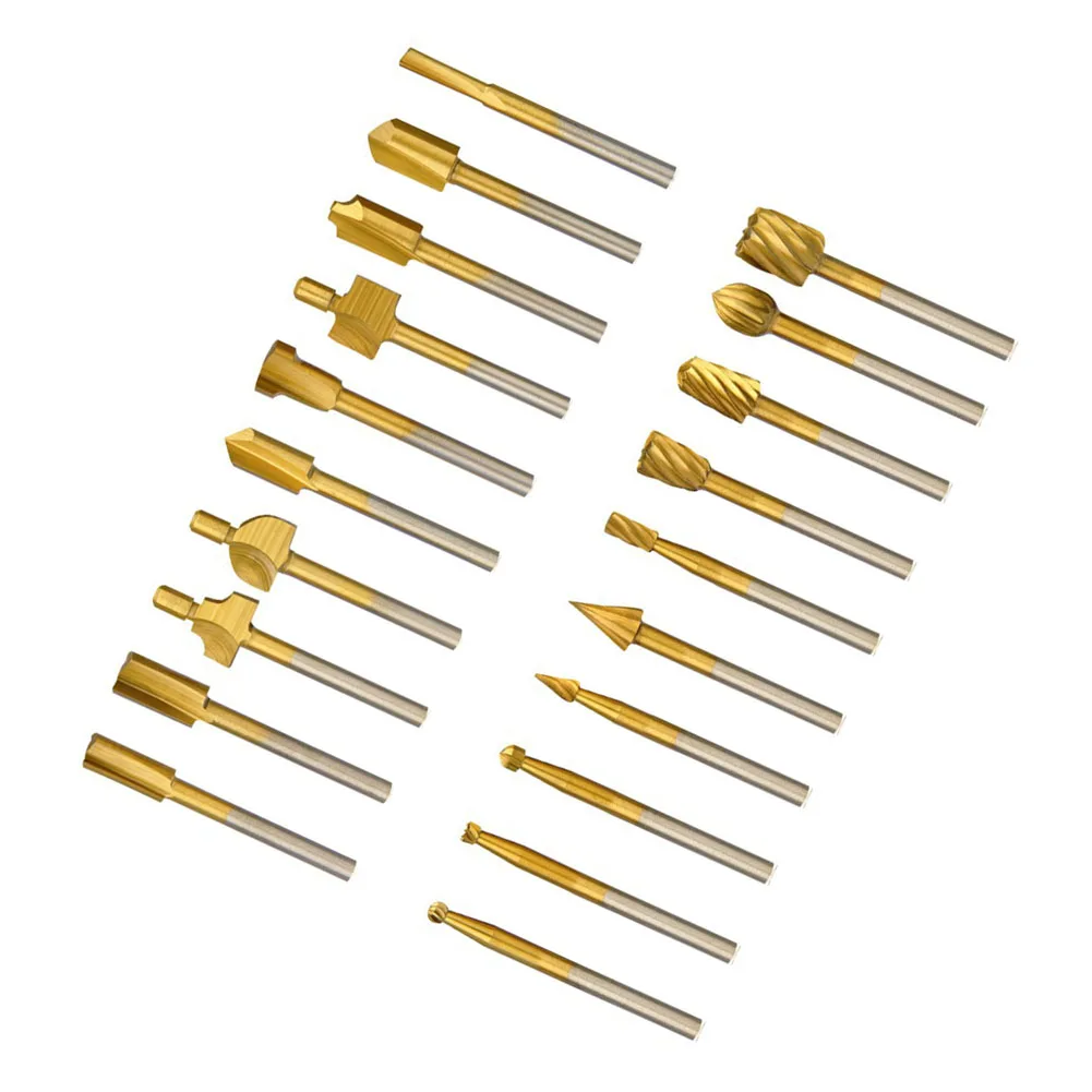 Ferramentas rotativas para madeira, roteador Bits, perfuração, corte, escultura, gravura, DIY, ferramentas rotativas, prata, ouro, 39mm