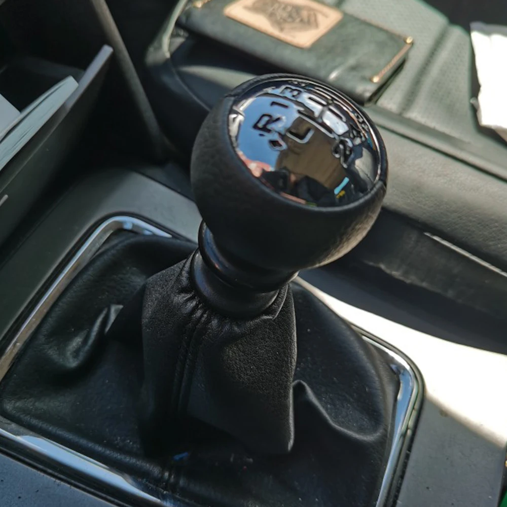 5 Vitesses Pommeau de Levier de Vitesse, Manuel Pommeau de Vitesse Compatible pour Peugeot 106 107 207 301 307 308 407 408 508 3008 - Auto
