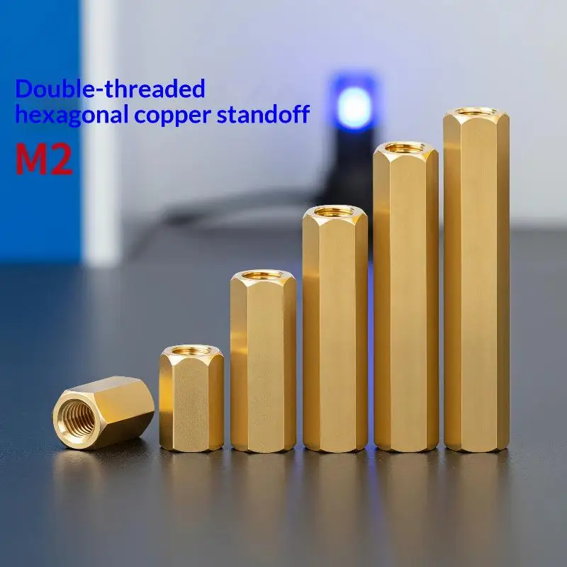 50Pcs Metal Hexagonal Female Thread Standoffs High Corrosion Resistance M2 To M6 For PCB Electronic Assembly