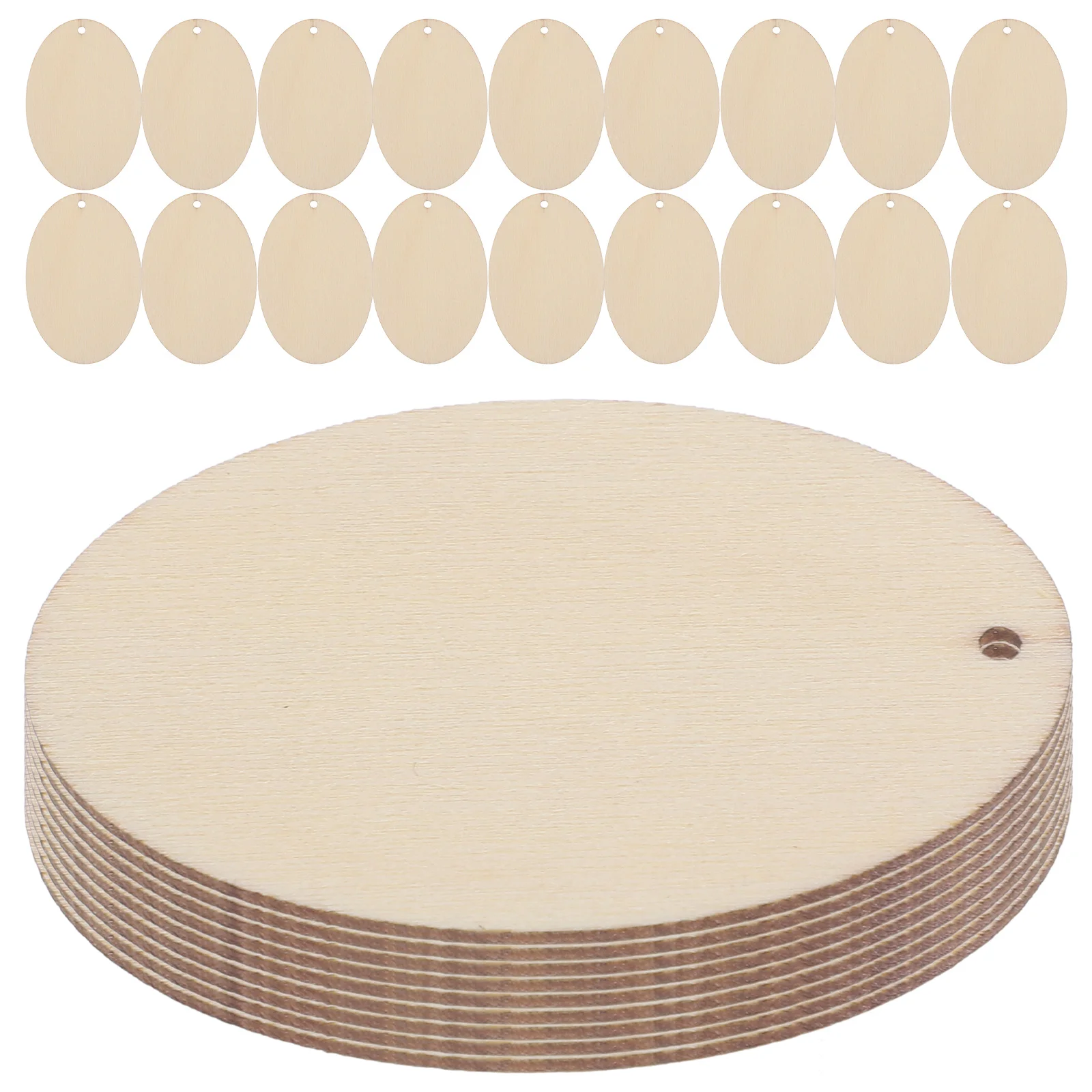 

50 Pcs Wooden Earrings Casual Jewelry Eardrop Folk Custom Beige Ear Accessories Durable Long Lasting Fashion Gift