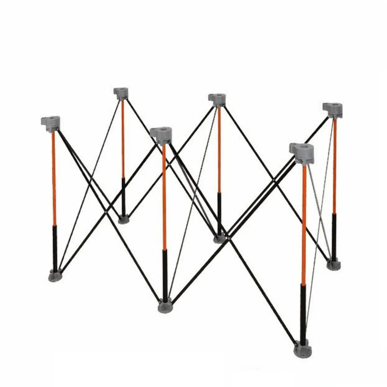 Portable Workbench for Cutting and Assembly Tasks Foldable Metal Bench with Legs and Carry Bag for Job Site and Home Projects