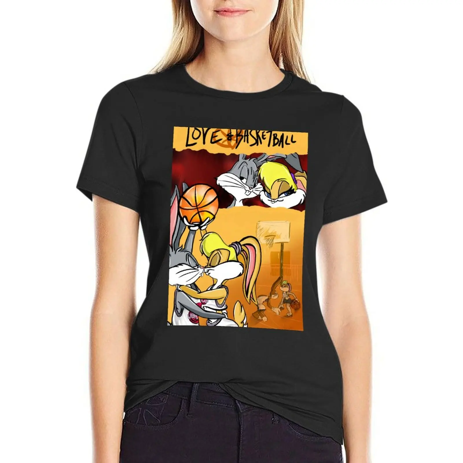 

LOVE & BASKETBALL T-Shirt plain tees anime clothes shirts graphic tees cat shirts for Women