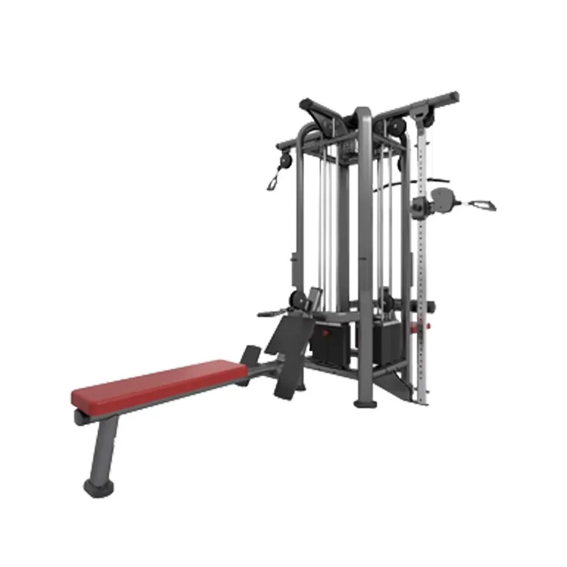 

Gym 4-Stack Multi-Station Fitness Equipment for Arm & Body Building Exercise Training - Efficient Group Workout Gear