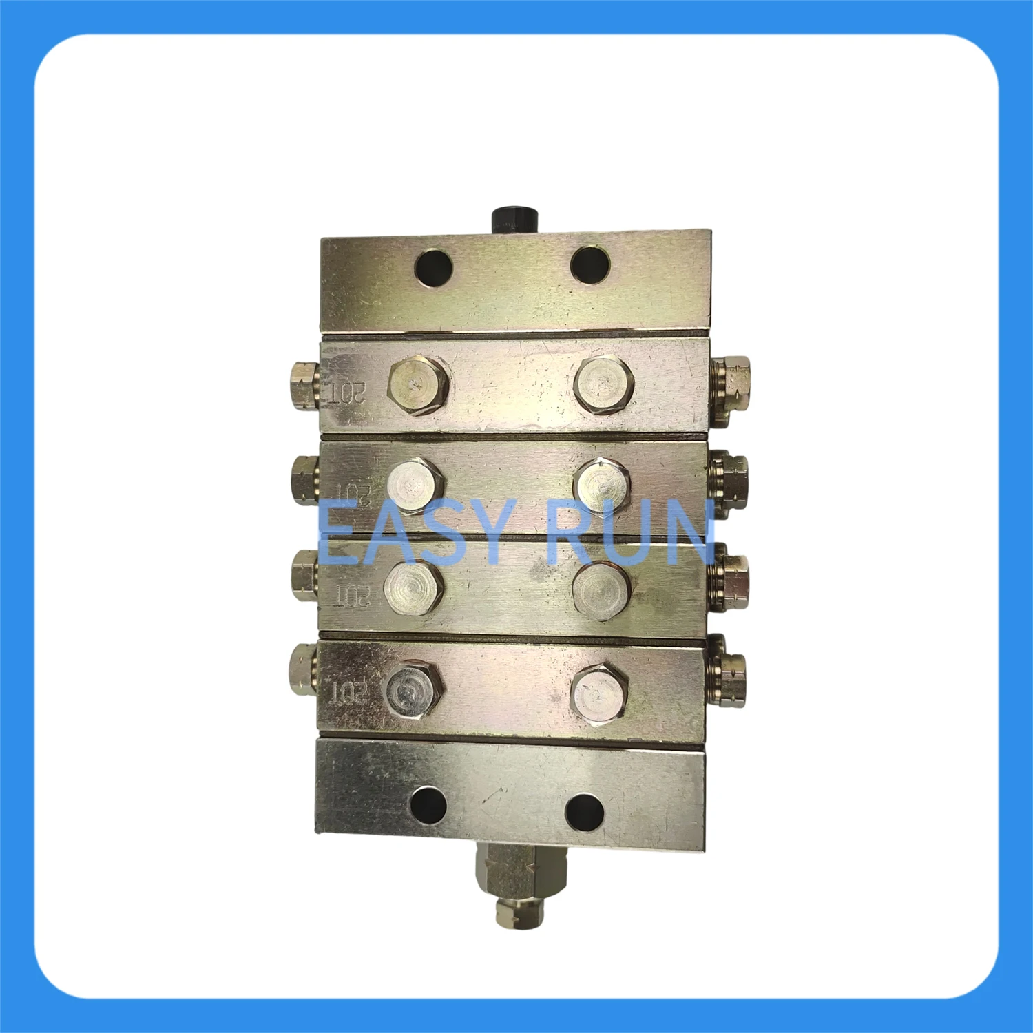 Pump truck grease distribution valve distributor 8 outlet heavy-duty equipment dry oil lubrication distribution valve 20T
