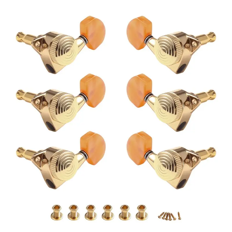 

ABHS-Guitar String Tuning Pegs Tuners Machine Heads Closedfor Electric Guitar For Folk Acoustic Classical Guitar 3L 3R