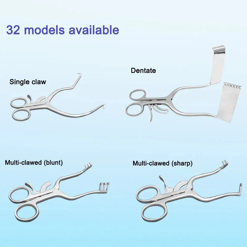 Weitlaner Retractor Self-Retaining Retractor with Hook Single/Multi Claws Retractor Veterinary Orthopedic Instrument