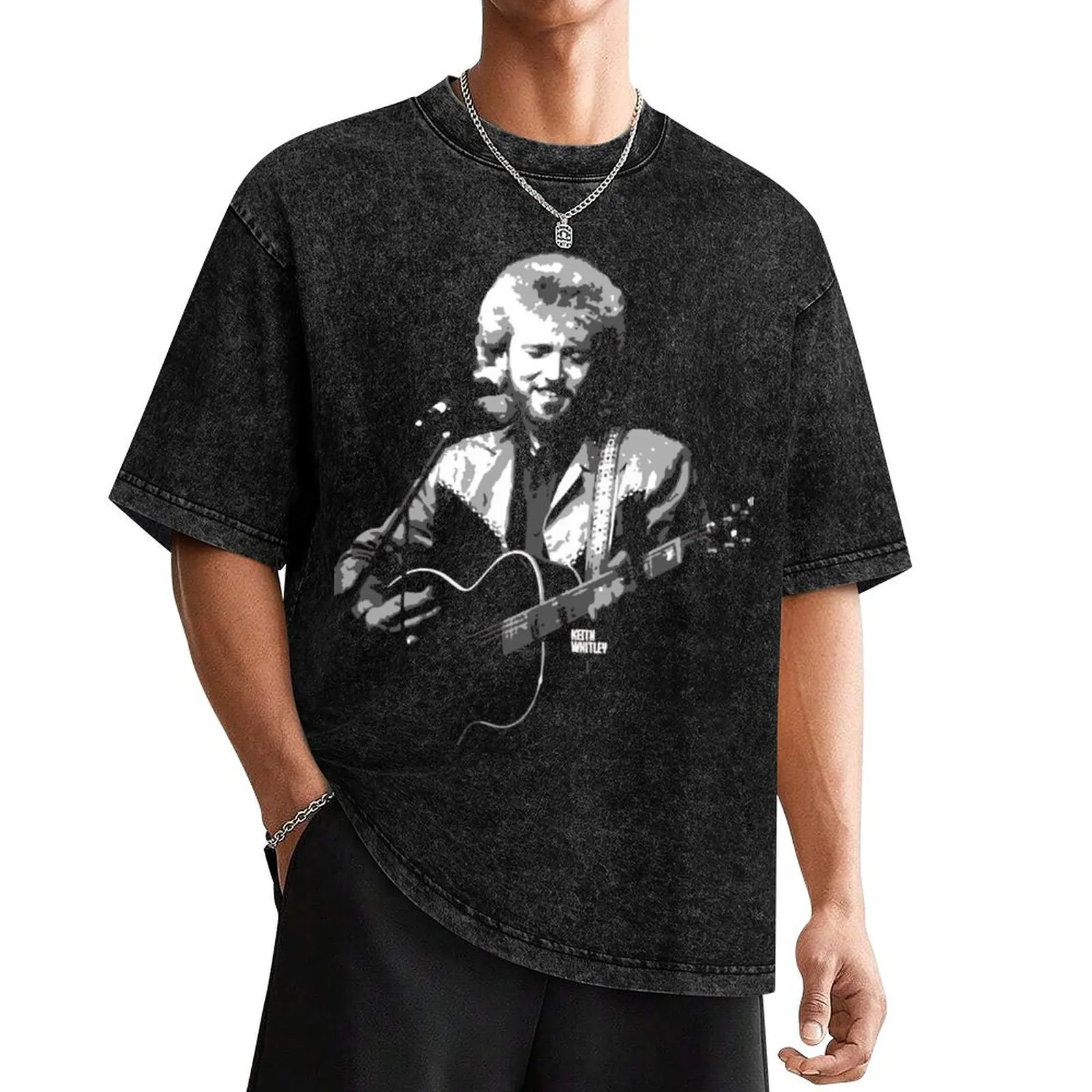 Keith Whitley Jackie Keith Whitley American Country Music Singer V4 T-Shirt aesthetic clothes blanks Men's t-shirts