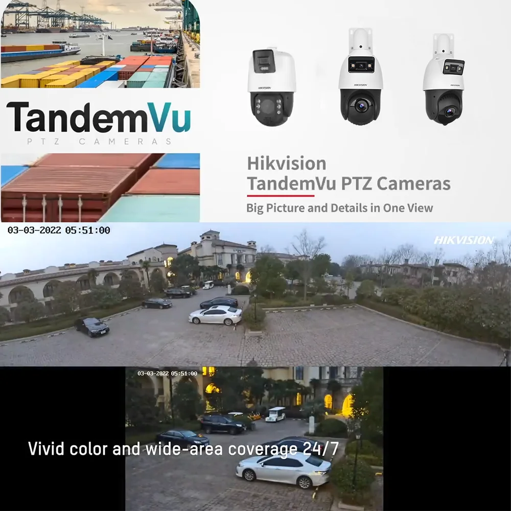 Imagem -04 - Hikvision-câmera Panorâmica ir Colorida Velocidade Dome Vigilância por Vídeo Câmera Ptz Ds2se4c425mwg-e 26 f0 Tandemvu Mais 4mp 25x Zoom