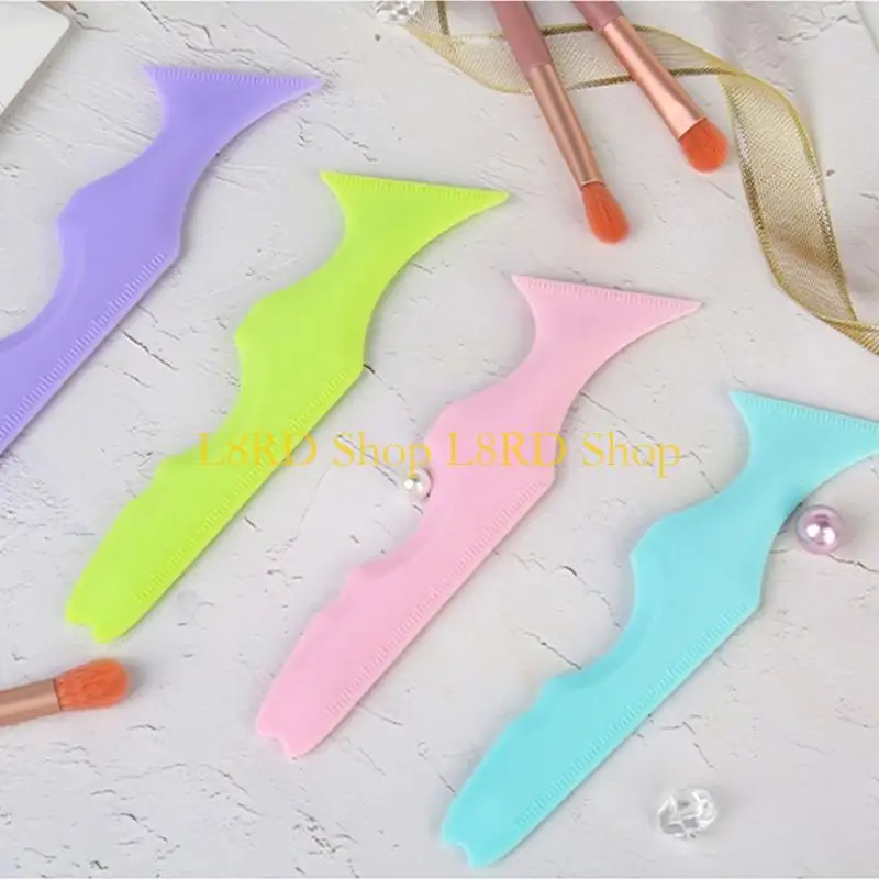 Stencil in silicone L8rd Rossetto Marscara indossando Aiuti Wing Tips Face Cream Mask Eye Makeup Strumento