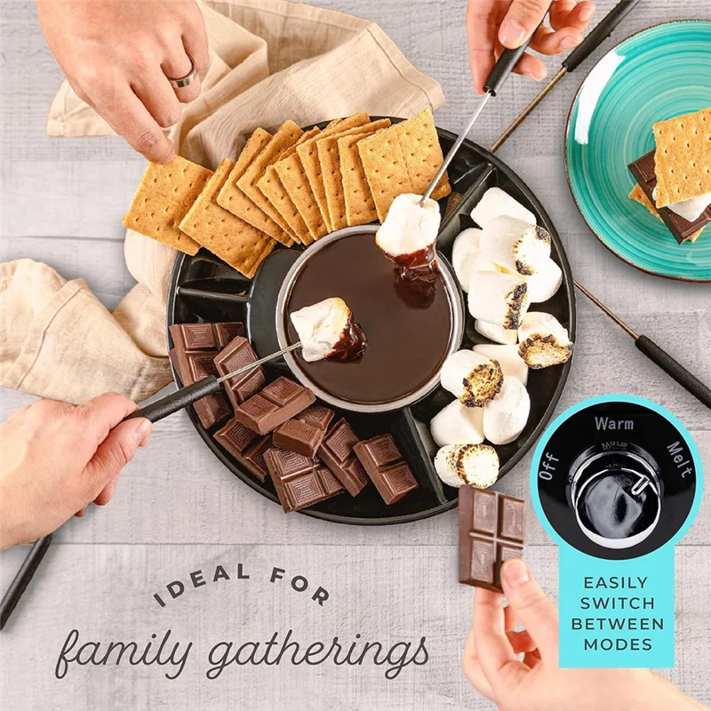 【Prijs-Drop!】10Oz Elektrische Chocolade Smeltkroes MINI Leuke Fondue Fontein Warmer Machine Voor Melk Chocolade Kaas Boter