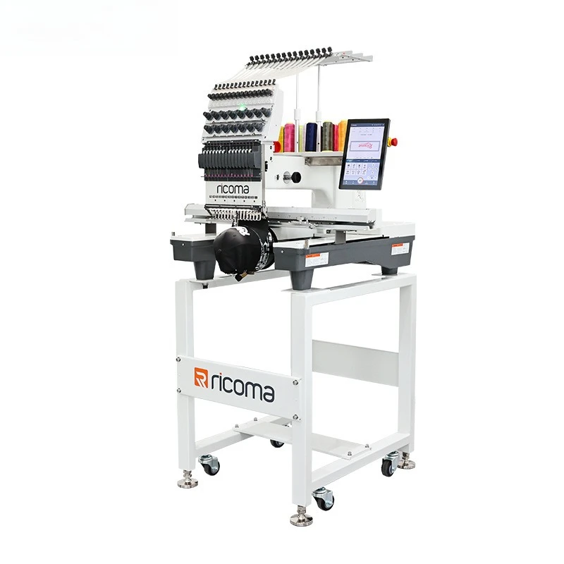 PM-10S 15-Needle Computer Embroidery Machine Economy Single Head Automatic Embroidery Machine for Studio Use