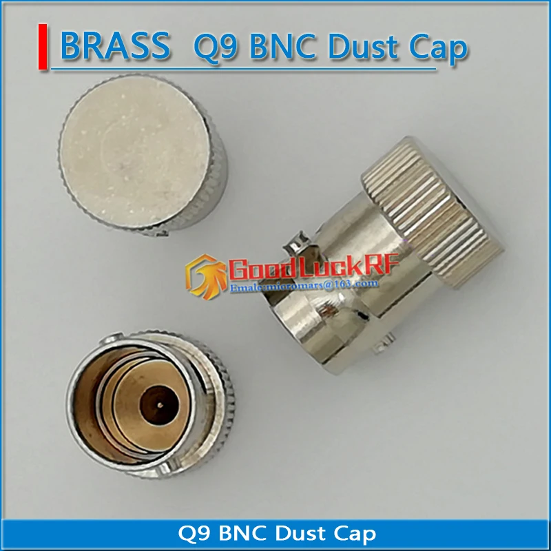 

1X Pcs Q9 BNC Male & Female Dust Cap Resistor RF coaxial Terminator Dust Cap Protective Cover Brass Adapters