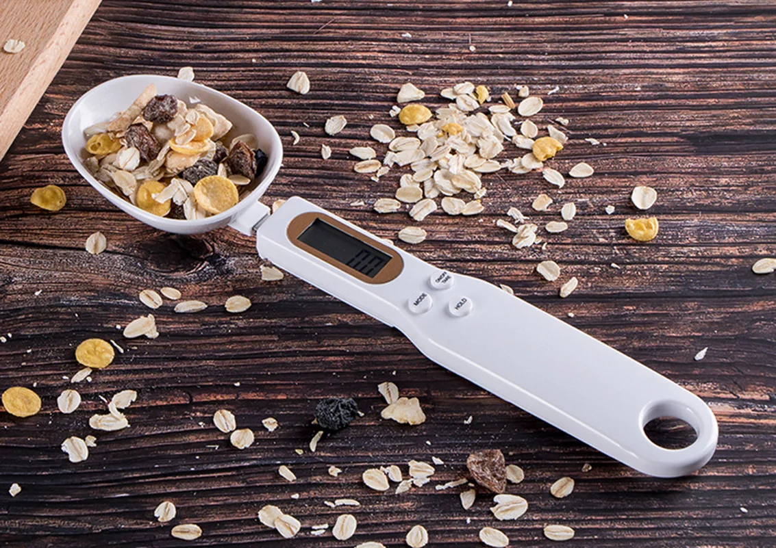 Mini Spoon Scale Digital Kitchen Electronic Liquid Crystal Food Scale Cooking Flour Coffee Powder Scale Weight Measuring Spoon