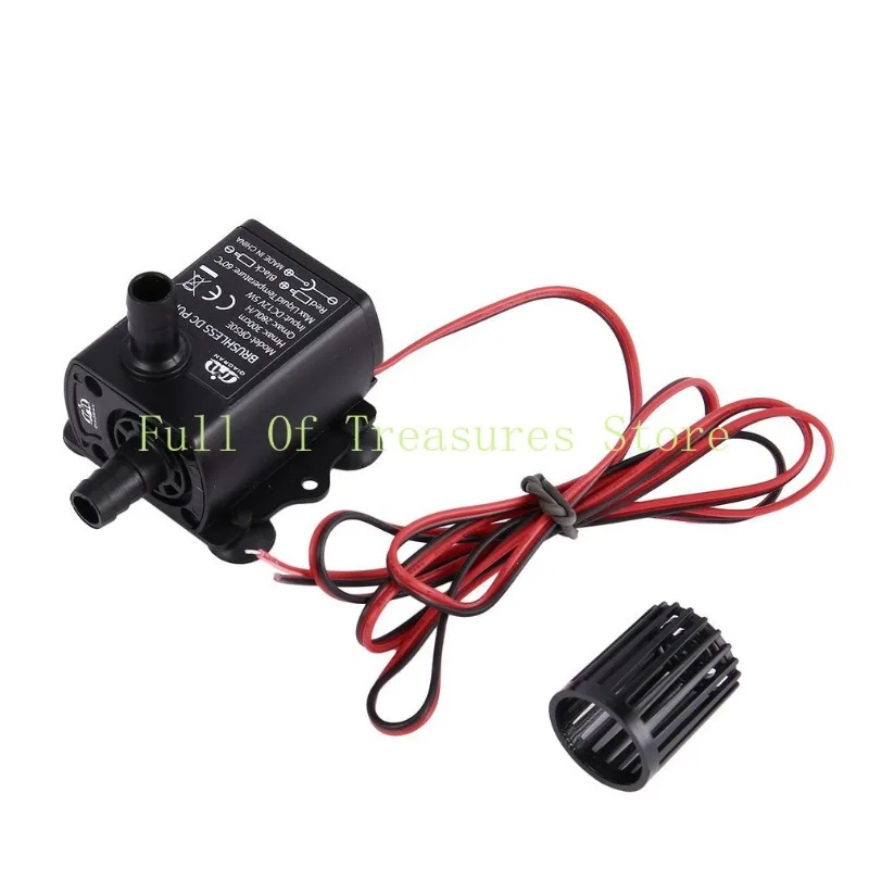 Hot Ultra-quiet Mini Brushless DC Water Pump DC Water Pump 12V 5W 280L/H Lift 300cm Submersible Fountain Aquarium Circulating