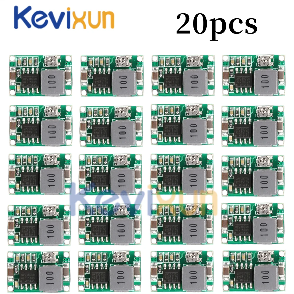 5/10/15/20pcs Mini360 RC Airplane Module Mini 360 DC Buck Converter 2A Step Down Module 4.75V-23V to 1V-17V 17x11x4mm LM2596