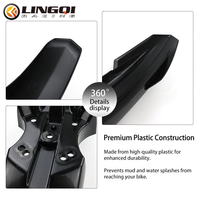 LINGQI سباق الدراجات النارية الجبهة الحاجز قطعة من نسيج الحرس البلاستيك غطاء الجسم حماية ل الصينية YH50 الترابية دراجة الطرق غير الممهدة موتوكروس
