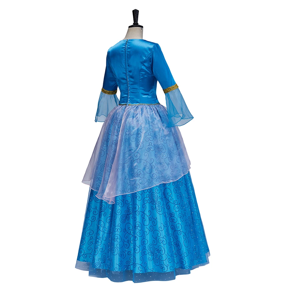 strapless open back dress Little Adventures 11406 Polynesian Princess with Hair Clip