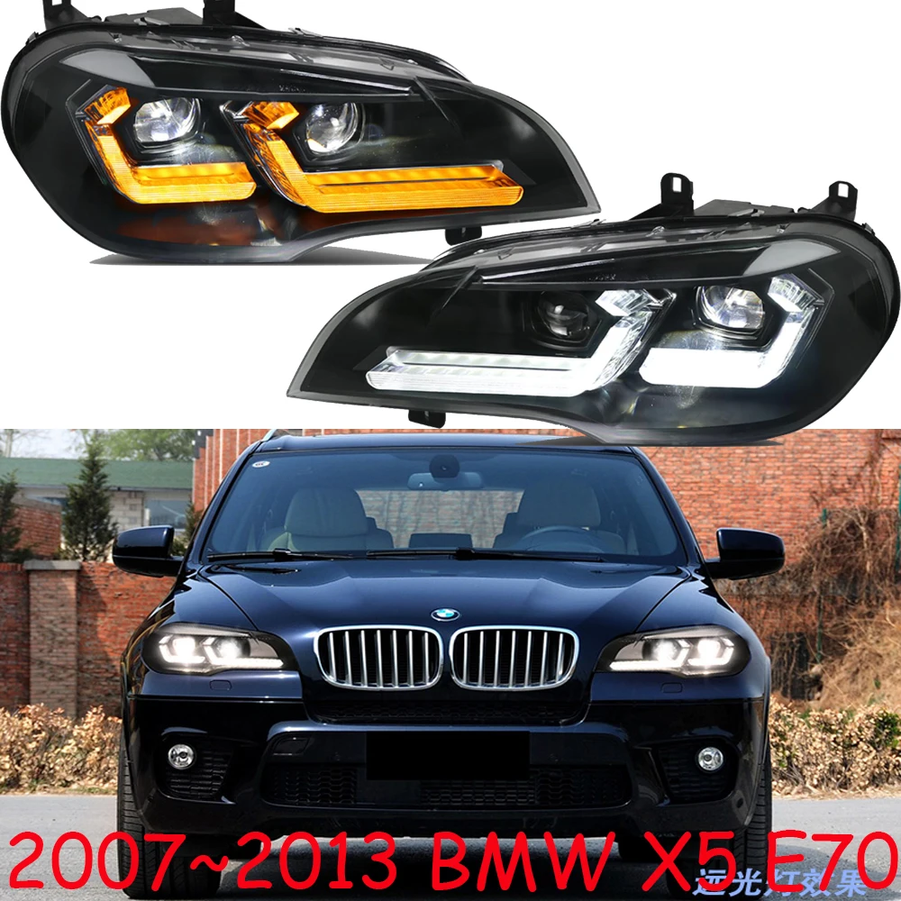 car bumper headlamp for BMW X5 E70 headlight LED 2007~2013y car accessories  ALL IN LED for BMW X5 E70 fog light