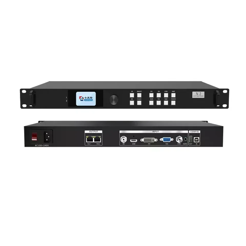 Colorlight X2 LED Full-Color Display Video Processor Screen Controller Video Wall Sending Box Output With 1.3 Million Pixels