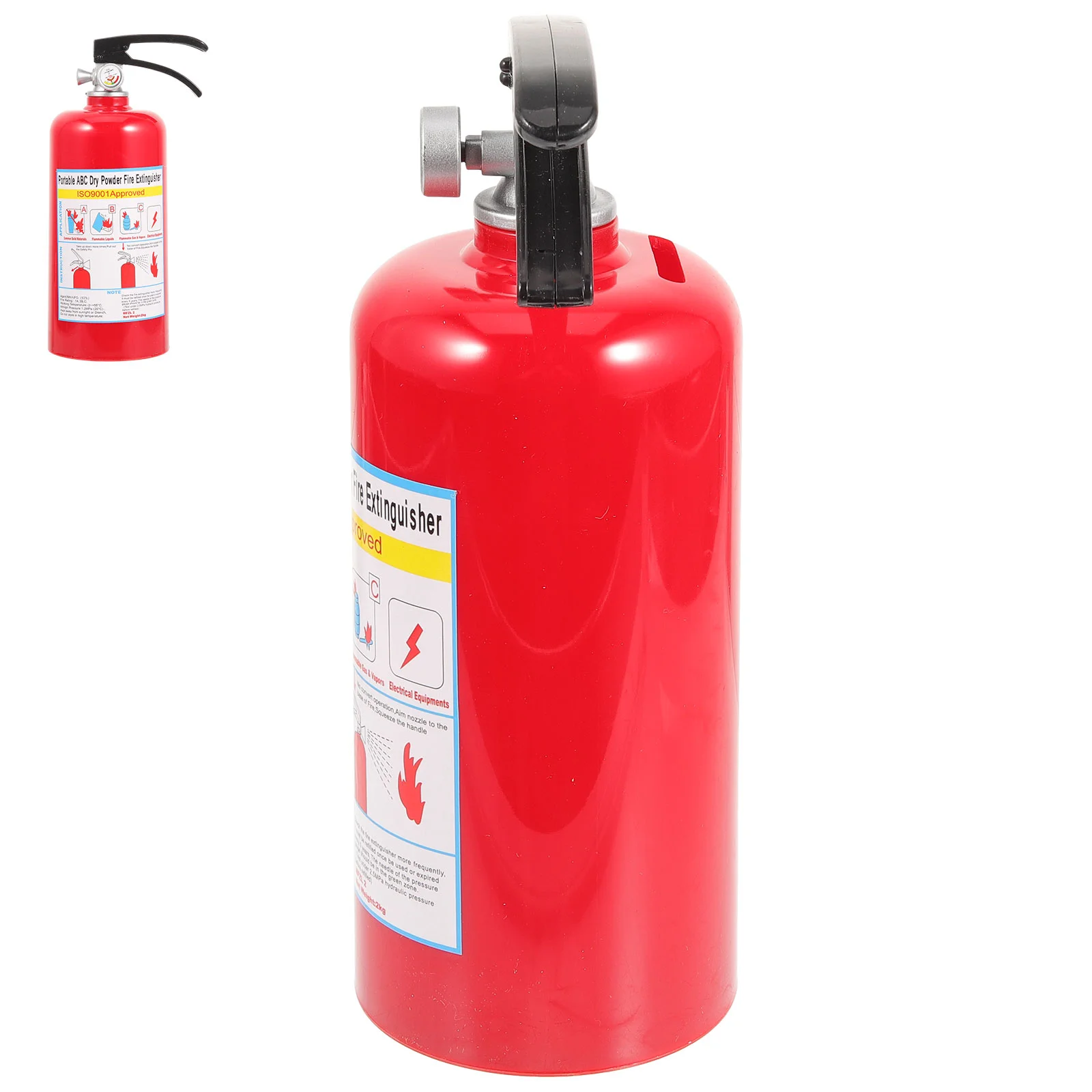 Personality Fire Extinguisher Piggy Bank Travel Children’s Toys Girls Gift Aluminum Alloy Kids