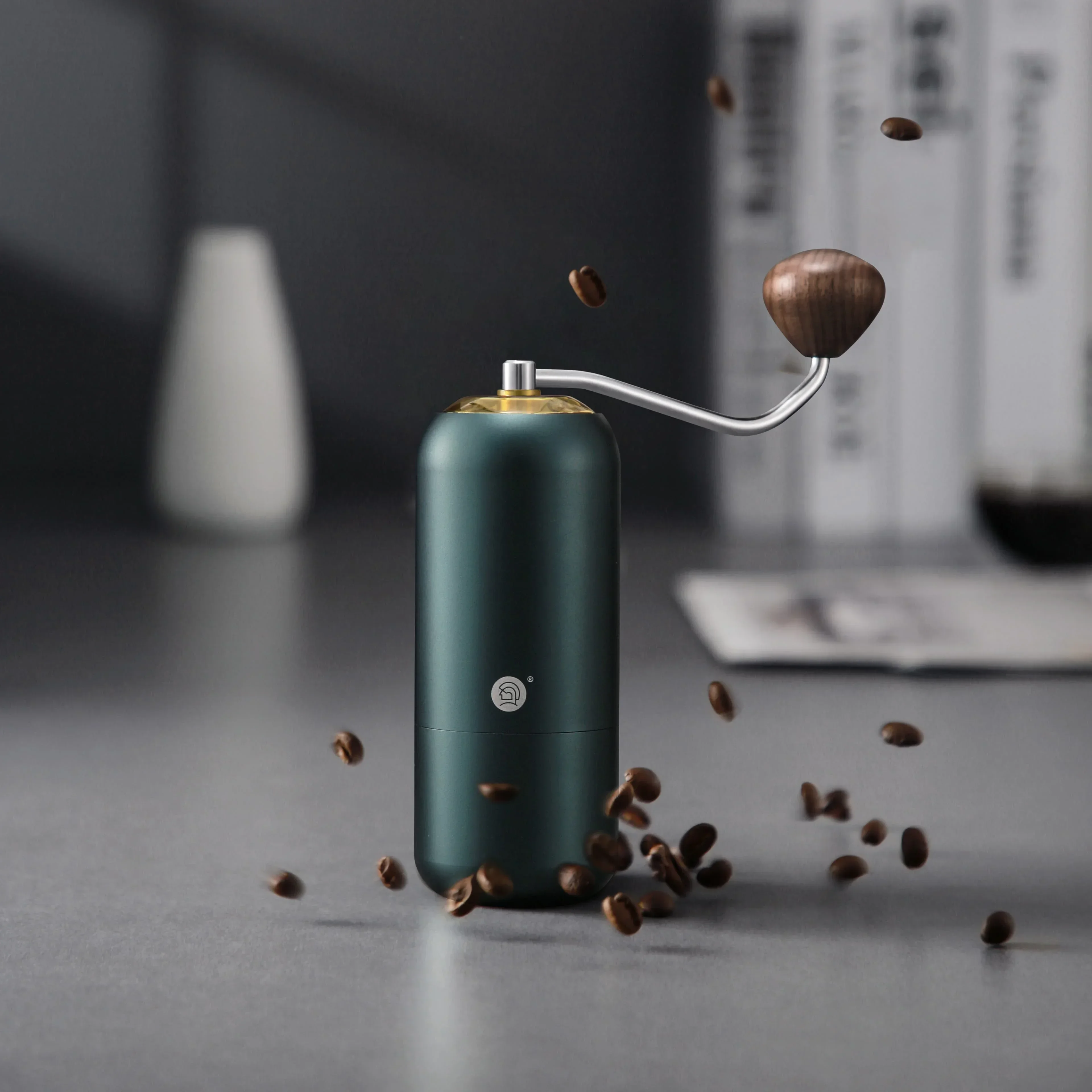 New New ZeroHero 48mm Stainless Steel Titanium Burr Manual Coffee Grinder