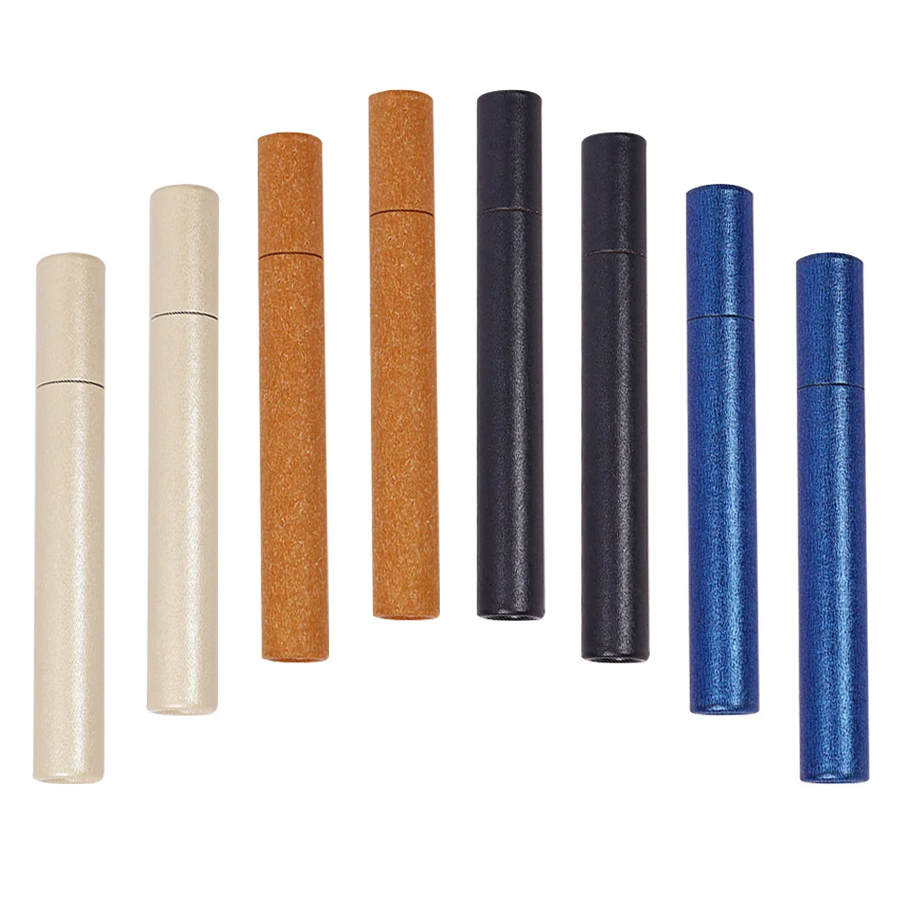 

8 Pcs Incense Tubes Paper Kraft Lightweight Holders Stick Containers Outdoor Home Use Meditation Yoga Spa Church Storage