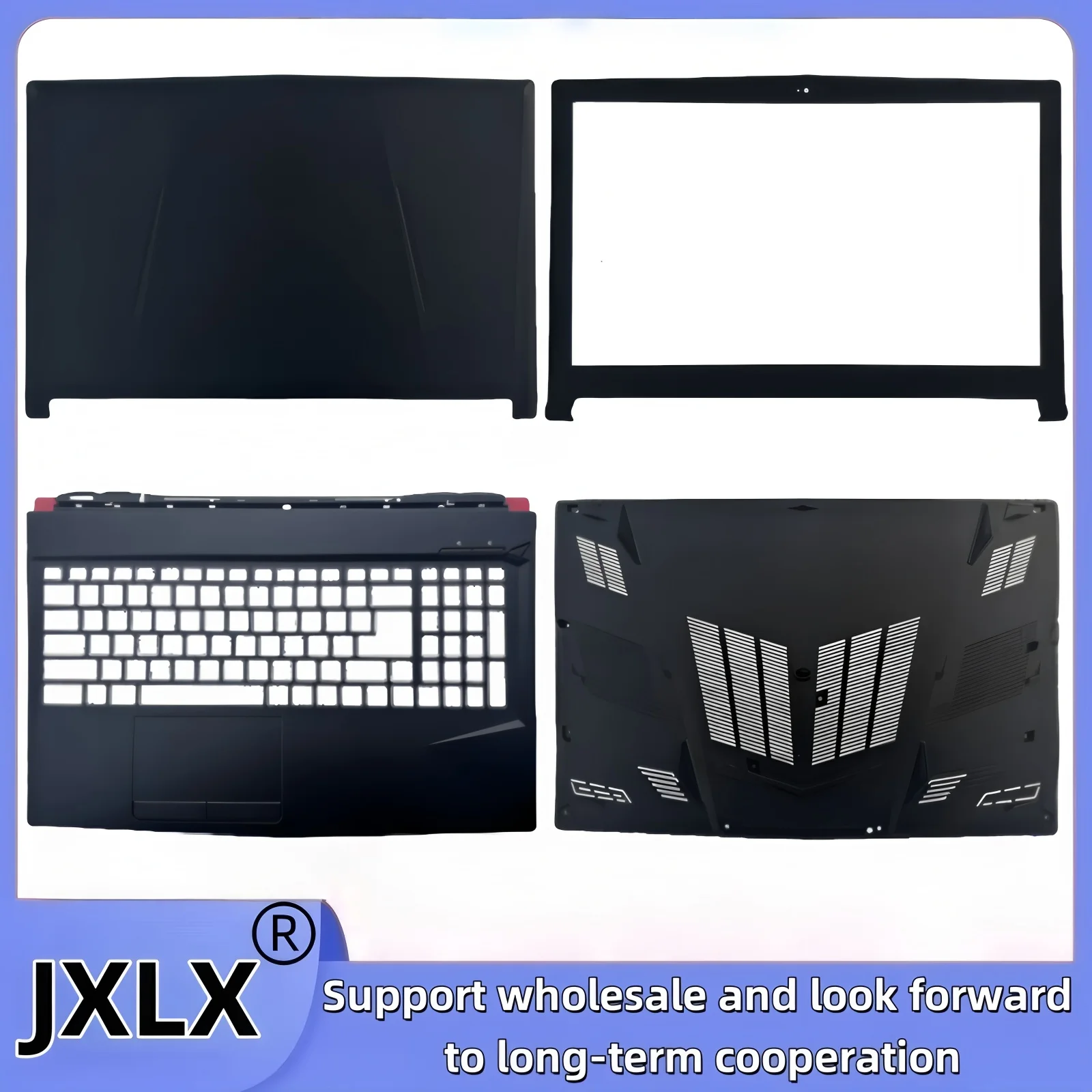 JXLX® New for MSI GL63 8SC 8SD 8RB 8RC 8RCS 8RD MS-16P7 MS-16P6/16P5/16P4 Laptop LCD Screen Back Cover/Border/Palmrest/Bottom