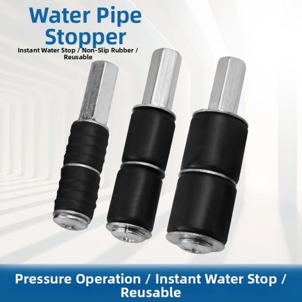 Three Piece Leak Repair Set Leak Repair Non-slip Seal 4 Inch Leak Repair Kit Wear-resistant Rubber Corrosion-resistant