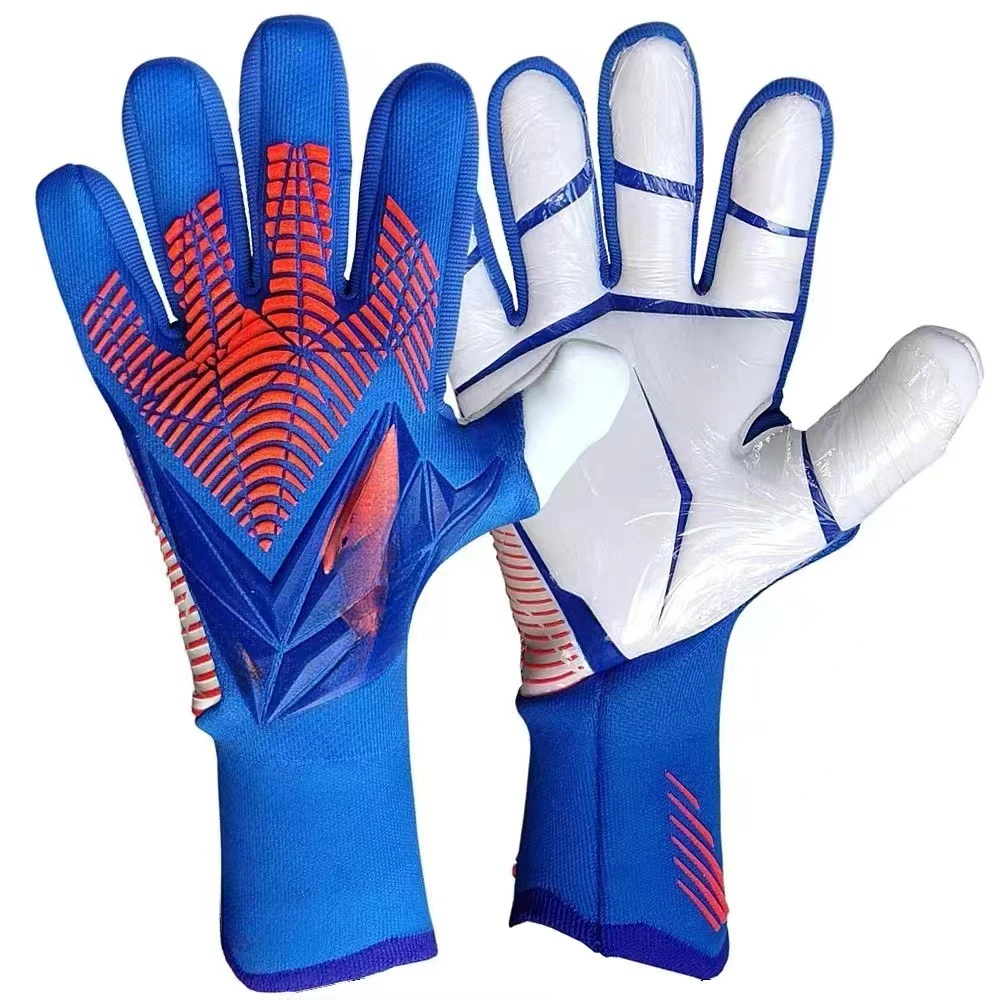 Goalkeeper football gloves, full latex gloves, non-slip, thickened, wear-resistant and breathable for goalkeeper games