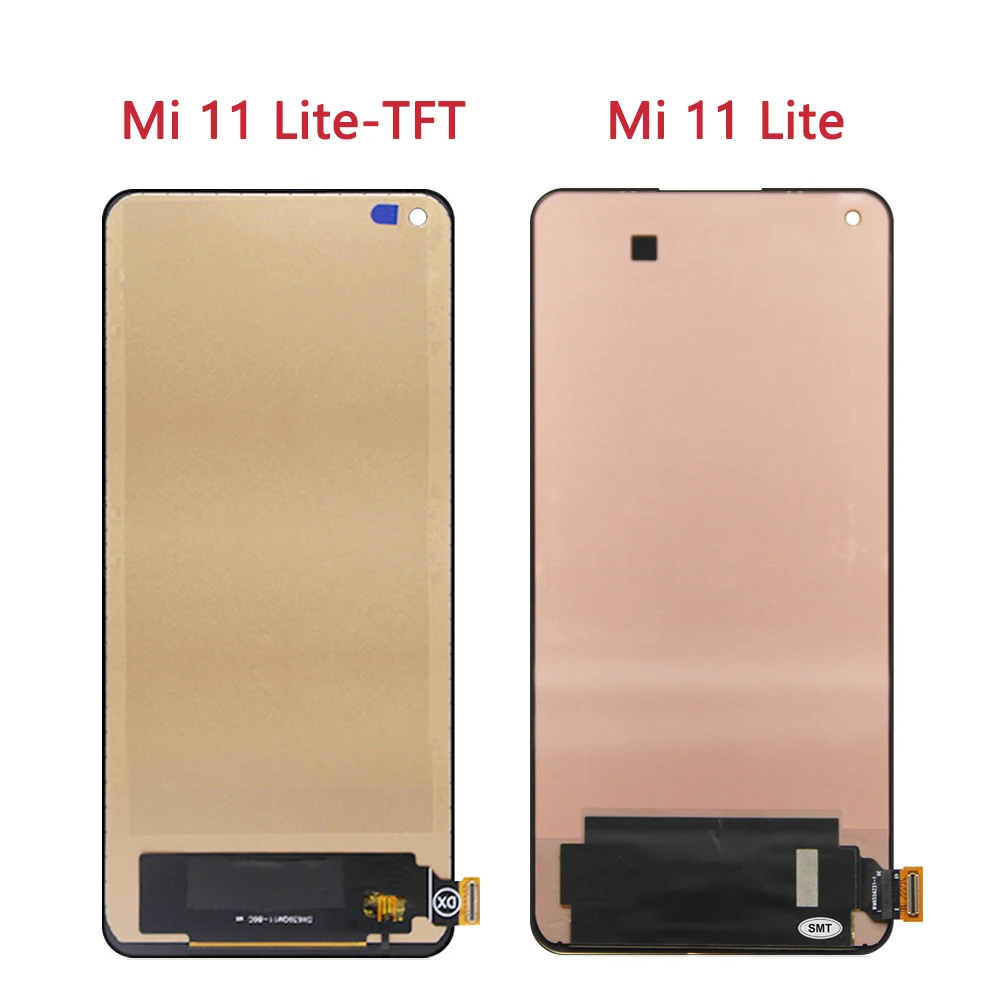 Für Xiaomi Mi 11 Lite 5G OEM 6,55 ''Für Mi 11 Lite Getestet M2101K9G LCD Display Touchscreen digitizer Montage Ersatz