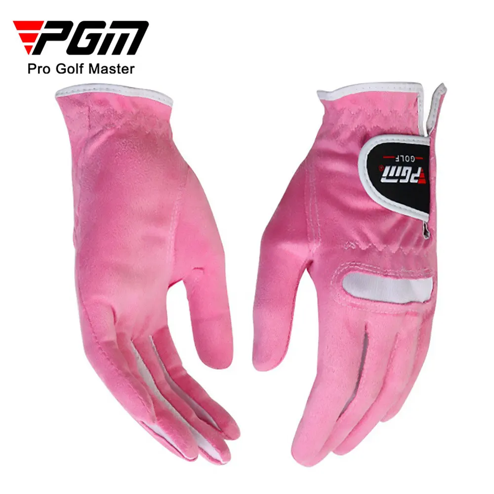 

PGM Golf Gloves Women's Gloves Lady Girls Golf Gloves Sweat-Absorbing Soft Breathable Wear-Resistant Gloves 여성용 골프 장갑