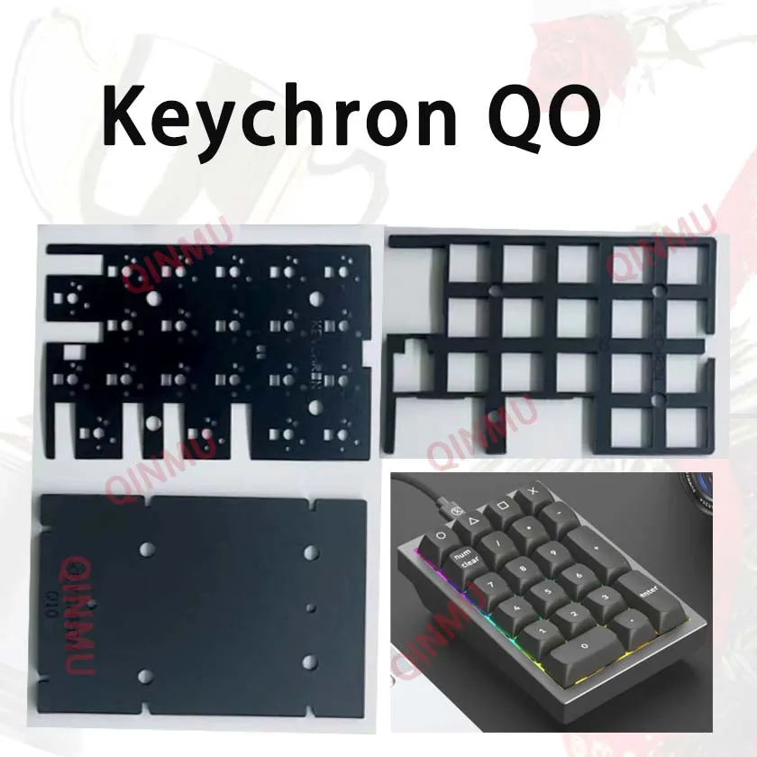 Suitable for Keychron Q0 the Special Voice Package Poron Sandwich Cotton, under-Axis Pad, Bottom Cotton