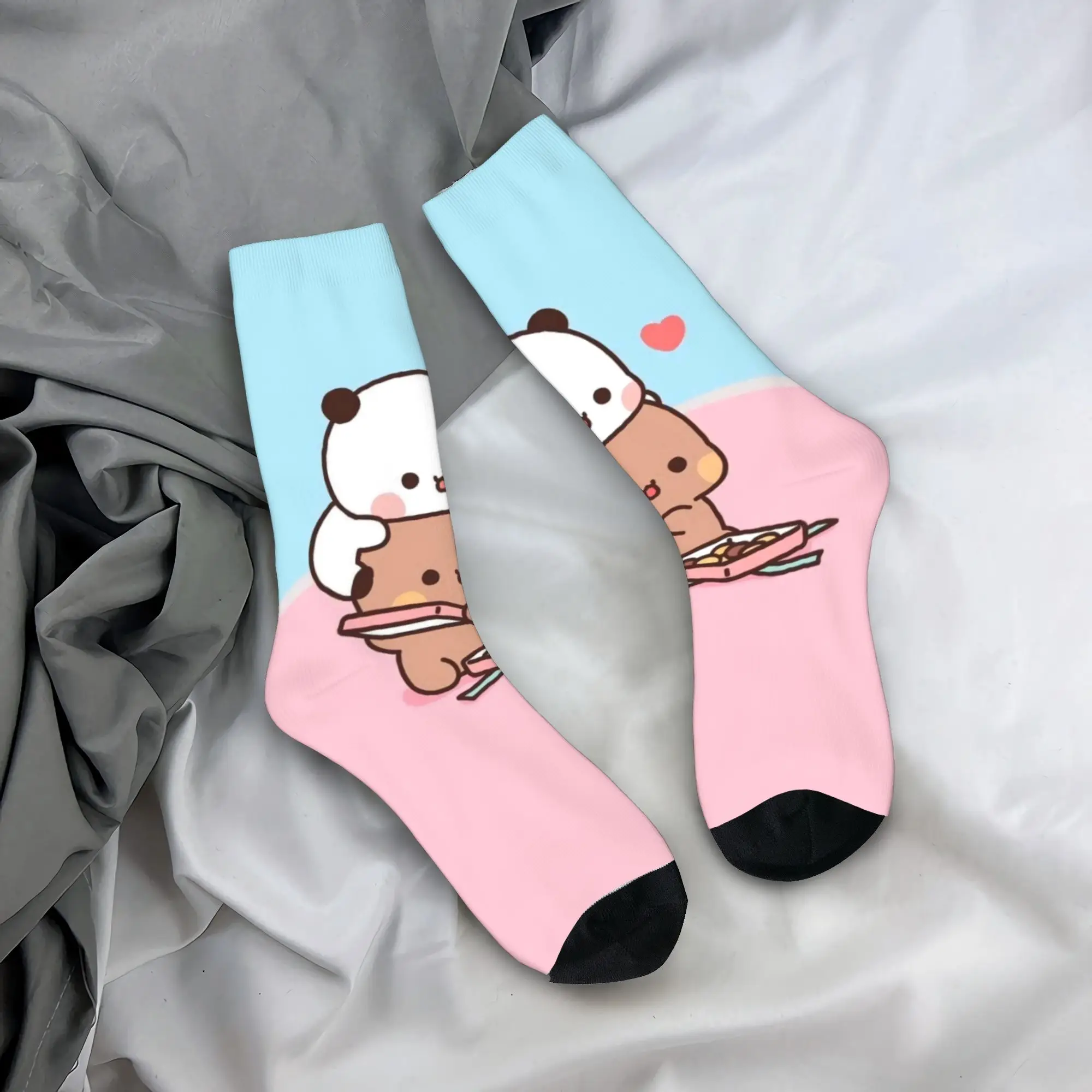 

Чулки Bubu & Dudu Heart Love, женские и мужские носки, удобные носки в стиле ретро, весенние противоскользящие дизайнерские носки для скалолазания, подарок