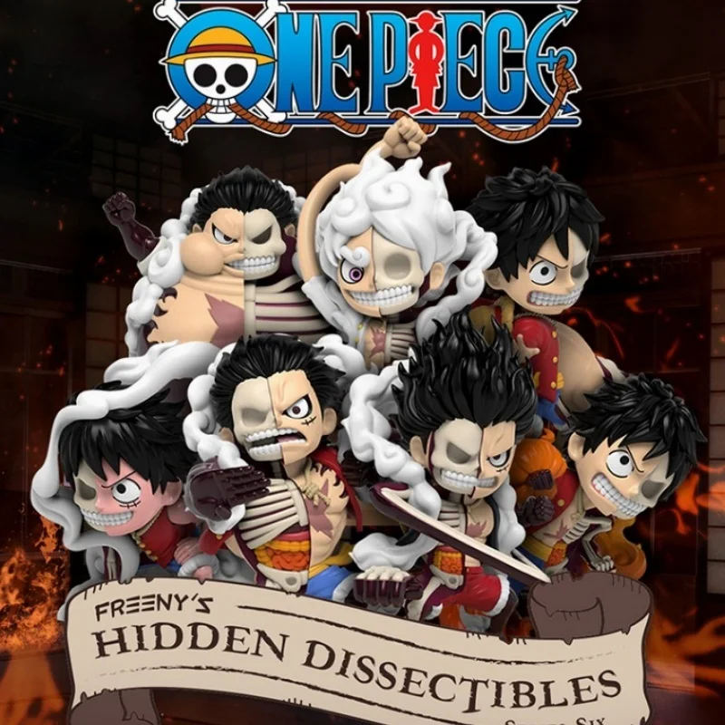 One Piece Mystery Box Luffy Hidden Dissectiples Series 6 Blind Box Full Gear Luffy Pvc Model Desktop Decor Birthday Gifts Toys