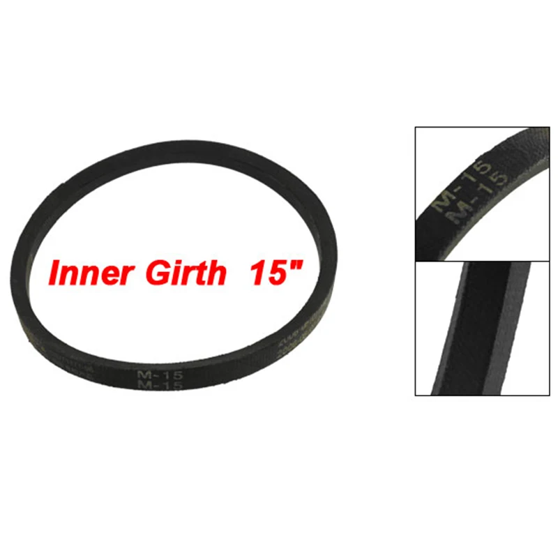 Uxcell 381mm 430mm 432mm 470mm 600mm 635mm 700mm 711mm 762mm M Type Machinery Drive Band Vee V Belt Girth Width 10mm